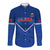 Samoa Rugby Long Sleeve Button Shirt 2023 Go Manu Samoa - Wonder Print Shop