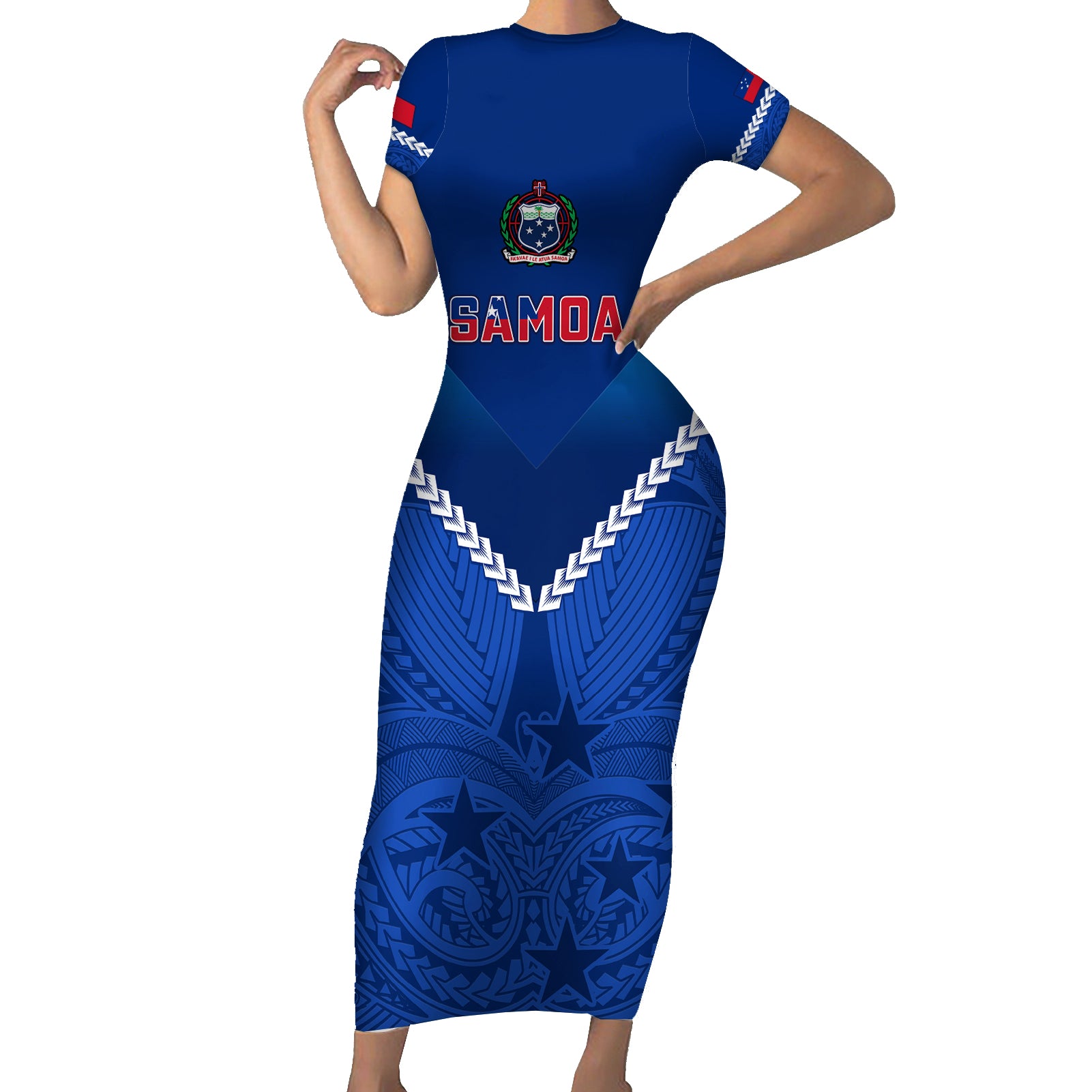 samoa-rugby-short-sleeve-bodycon-dress-2023-go-manu-samoa