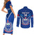 Custom Samoa Rugby Couples Matching Short Sleeve Bodycon Dress and Long Sleeve Button Shirts 2023 Go Manu Samoa - Wonder Print Shop