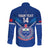 Custom Samoa Rugby Long Sleeve Button Shirt 2023 Go Manu Samoa - Wonder Print Shop