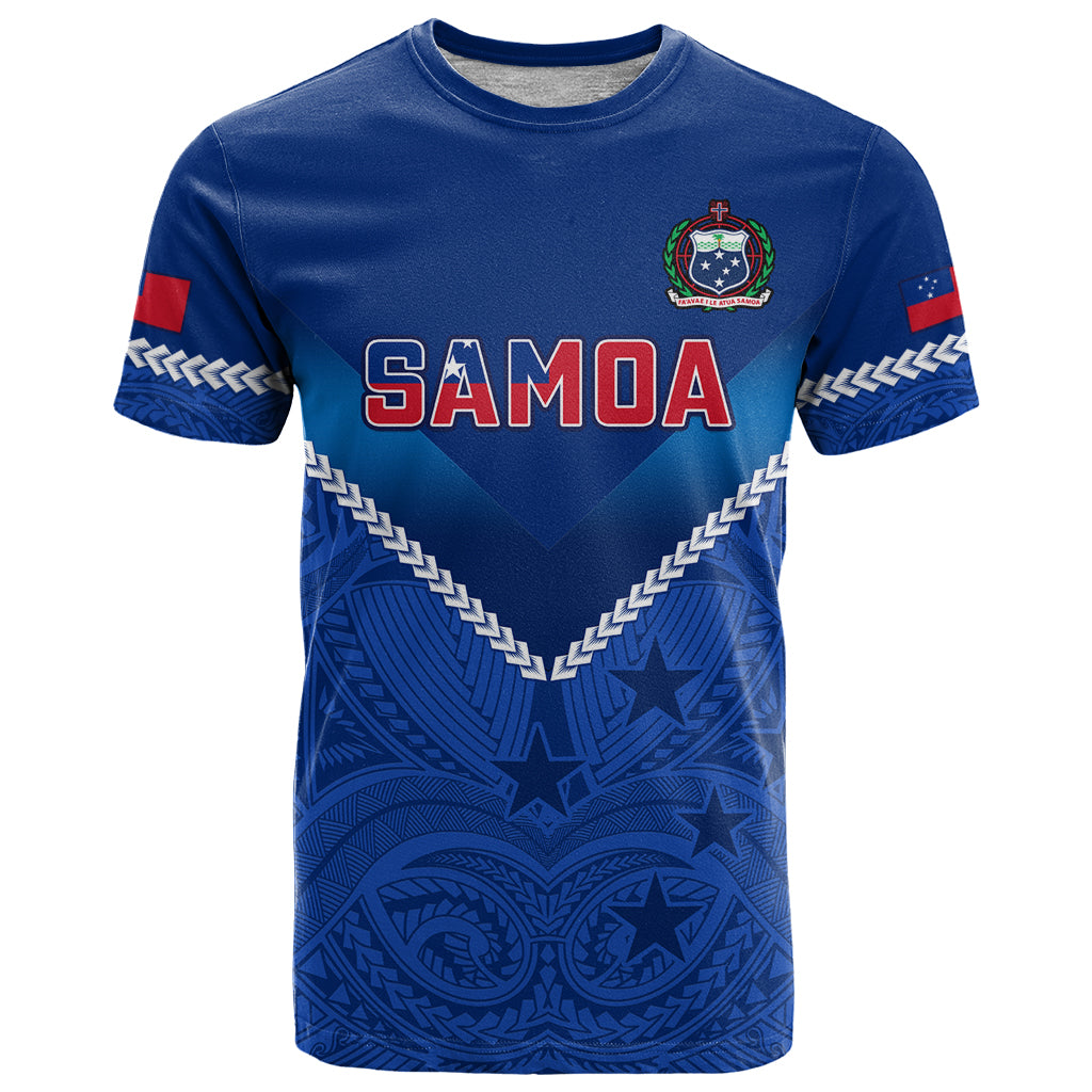 Custom Samoa Rugby T Shirt 2023 Go Manu Samoa - Wonder Print Shop