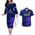 Scotland Rugby Couples Matching Off The Shoulder Long Sleeve Dress and Hawaiian Shirt 2023 Go Scottish - Wonder Print Shop