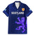 Scotland Rugby Family Matching Mermaid Dress and Hawaiian Shirt 2023 Go Scottish - Wonder Print Shop