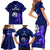 Scotland Rugby Family Matching Short Sleeve Bodycon Dress and Hawaiian Shirt 2023 Go Scottish - Wonder Print Shop