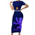 Scotland Rugby Family Matching Short Sleeve Bodycon Dress and Hawaiian Shirt 2023 Go Scottish - Wonder Print Shop