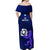 Scotland Rugby Off Shoulder Maxi Dress 2023 Go Scottish - Wonder Print Shop