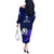 Scotland Rugby Off The Shoulder Long Sleeve Dress 2023 Go Scottish - Wonder Print Shop