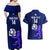 Custom Scotland Rugby Couples Matching Off Shoulder Maxi Dress and Hawaiian Shirt 2023 Go Scottish - Wonder Print Shop