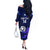 Custom Scotland Rugby Off The Shoulder Long Sleeve Dress 2023 Go Scottish - Wonder Print Shop