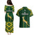 South Africa Rugby Couples Matching Puletasi Dress and Hawaiian Shirt 2023 Go Champions World Cup Springboks - Wonder Print Shop