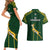 South Africa Rugby Couples Matching Short Sleeve Bodycon Dress and Hawaiian Shirt 2023 Go Champions World Cup Springboks - Wonder Print Shop