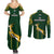 South Africa Rugby Couples Matching Summer Maxi Dress and Long Sleeve Button Shirts 2023 Go Champions World Cup Springboks - Wonder Print Shop