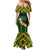 South Africa Rugby Family Matching Mermaid Dress and Hawaiian Shirt 2023 Go Champions World Cup Springboks - Wonder Print Shop