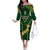 South Africa Rugby Family Matching Off Shoulder Long Sleeve Dress and Hawaiian Shirt 2023 Go Champions World Cup Springboks - Wonder Print Shop