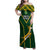 South Africa Rugby Family Matching Off Shoulder Maxi Dress and Hawaiian Shirt 2023 Go Champions World Cup Springboks - Wonder Print Shop