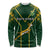 Personalised South Africa Rugby Long Sleeve Shirt 2023 Go Springboks World Cup - Wonder Print Shop