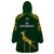 South Africa Rugby Wearable Blanket Hoodie 2023 Go Champions World Cup Springboks - Wonder Print Shop