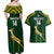 Custom South Africa Rugby Couples Matching Off Shoulder Maxi Dress and Hawaiian Shirt 2023 Go Champions World Cup Springboks - Wonder Print Shop