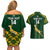 Custom South Africa Rugby Couples Matching Off Shoulder Short Dress and Hawaiian Shirt 2023 Go Champions World Cup Springboks - Wonder Print Shop