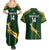 Custom South Africa Rugby Couples Matching Summer Maxi Dress and Hawaiian Shirt 2023 Go Champions World Cup Springboks - Wonder Print Shop