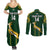 Custom South Africa Rugby Couples Matching Summer Maxi Dress and Long Sleeve Button Shirts 2023 Go Champions World Cup Springboks - Wonder Print Shop