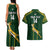 Custom South Africa Rugby Couples Matching Tank Maxi Dress and Hawaiian Shirt 2023 Go Champions World Cup Springboks - Wonder Print Shop