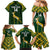 Custom South Africa Rugby Family Matching Mermaid Dress and Hawaiian Shirt 2023 Go Champions World Cup Springboks - Wonder Print Shop