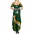 Custom South Africa Rugby Family Matching Summer Maxi Dress and Hawaiian Shirt 2023 Go Champions World Cup Springboks - Wonder Print Shop