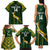 Custom South Africa Rugby Family Matching Tank Maxi Dress and Hawaiian Shirt 2023 Go Champions World Cup Springboks - Wonder Print Shop