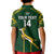 Custom South Africa Rugby Kid Polo Shirt 2023 Go Champions World Cup Springboks - Wonder Print Shop