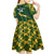 Custom South Africa Rugby Kid Short Sleeve Dress 2023 Go Champions World Cup Springboks - Wonder Print Shop