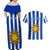 Uruguay Rugby Couples Matching Off Shoulder Maxi Dress and Hawaiian Shirt Go Los Teros Flag Style - Wonder Print Shop