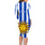 Uruguay Rugby Family Matching Long Sleeve Bodycon Dress and Hawaiian Shirt Go Los Teros Flag Style - Wonder Print Shop