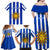 Uruguay Rugby Family Matching Off Shoulder Maxi Dress and Hawaiian Shirt Go Los Teros Flag Style - Wonder Print Shop