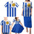 Uruguay Rugby Family Matching Puletasi Dress and Hawaiian Shirt Go Los Teros Flag Style - Wonder Print Shop