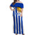 Uruguay Rugby Off Shoulder Maxi Dress Go Los Teros Flag Style - Wonder Print Shop