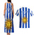 Custom Uruguay Rugby Couples Matching Tank Maxi Dress and Hawaiian Shirt Go Los Teros Flag Style - Wonder Print Shop