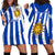 Custom Uruguay Rugby Hoodie Dress Go Los Teros Flag Style - Wonder Print Shop