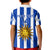 Custom Uruguay Rugby Kid Polo Shirt Go Los Teros Flag Style - Wonder Print Shop