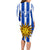 Custom Uruguay Rugby Long Sleeve Bodycon Dress Go Los Teros Flag Style - Wonder Print Shop