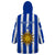 Custom Uruguay Rugby Wearable Blanket Hoodie Go Los Teros Flag Style - Wonder Print Shop