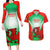 Wales Rugby Couples Matching Long Sleeve Bodycon Dress and Hawaiian Shirt 2023 Come On Cymru Champions World Cup - Wonder Print Shop