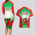 Wales Rugby Couples Matching Long Sleeve Bodycon Dress and Hawaiian Shirt 2023 Come On Cymru Champions World Cup - Wonder Print Shop