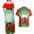 Wales Rugby Couples Matching Off Shoulder Maxi Dress and Hawaiian Shirt 2023 Come On Cymru Champions World Cup - Wonder Print Shop