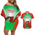 Wales Rugby Couples Matching Off Shoulder Short Dress and Hawaiian Shirt 2023 Come On Cymru Champions World Cup - Wonder Print Shop