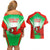 Wales Rugby Couples Matching Off Shoulder Short Dress and Hawaiian Shirt 2023 Come On Cymru Champions World Cup - Wonder Print Shop