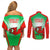 Wales Rugby Couples Matching Off Shoulder Short Dress and Long Sleeve Button Shirts 2023 Come On Cymru Champions World Cup - Wonder Print Shop