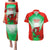 Wales Rugby Couples Matching Puletasi Dress and Hawaiian Shirt 2023 Come On Cymru Champions World Cup - Wonder Print Shop