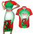 Wales Rugby Couples Matching Short Sleeve Bodycon Dress and Hawaiian Shirt 2023 Come On Cymru Champions World Cup - Wonder Print Shop