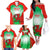 Wales Rugby Family Matching Off Shoulder Long Sleeve Dress and Hawaiian Shirt 2023 Come On Cymru Champions World Cup - Wonder Print Shop